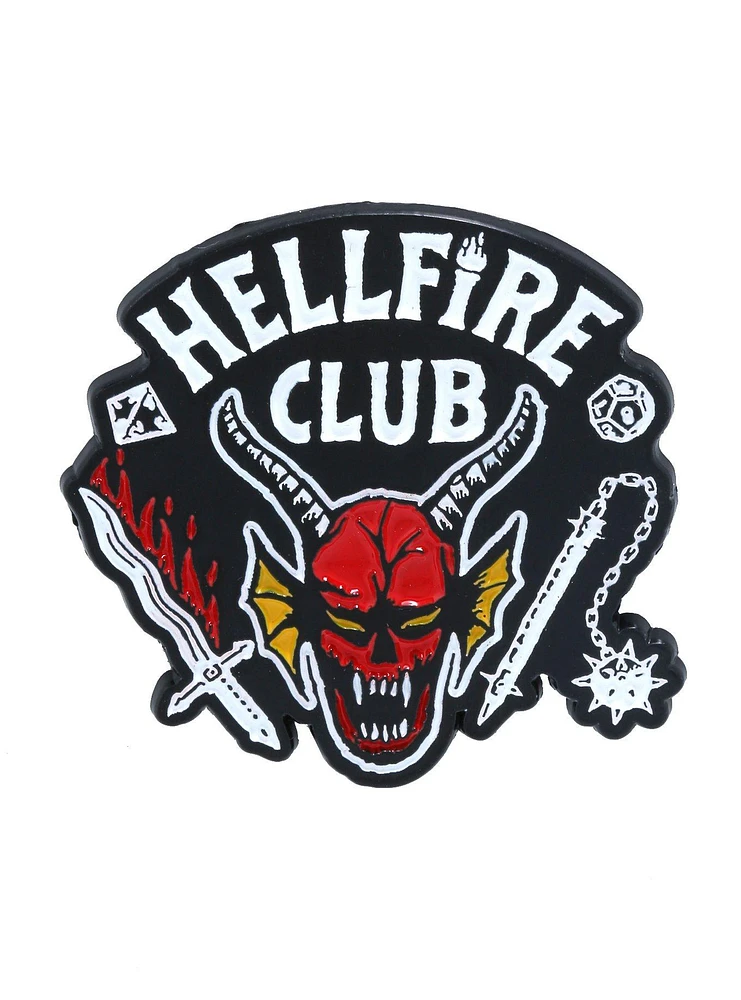 Stranger Things Hellfire Club Logo Enamel Pin