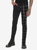 Black & White Double Grid Stinger Jeans