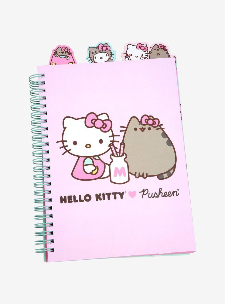 Hello Kitty X Pusheen Tabbed Journal