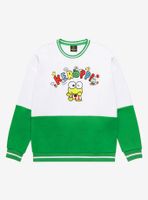 Sanrio Keroppi Embroidered Panel Crewneck - BoxLunch Exclusive