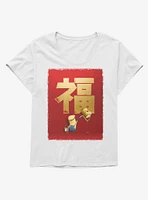 Minions Chinese New Year Celebration Wall Girls T-Shirt Plus