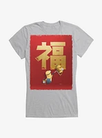 Minions Chinese New Year Celebration Wall Girls T-Shirt