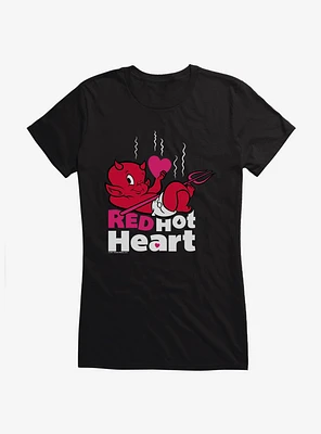 Hot Stuff Red Hearted Girls T-Shirt