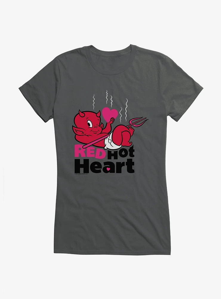 Hot Stuff Red Hearted Girls T-Shirt