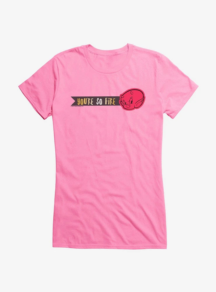 Hot Stuff So Fire  Girls T-Shirt