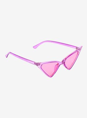 Purple & Pink Cat Eye Sunglasses