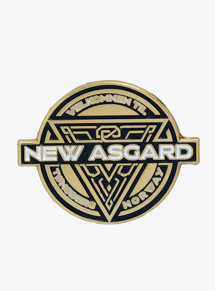 Marvel Thor: Love and Thunder New Asgard Enamel Pin - BoxLunch Exclusive