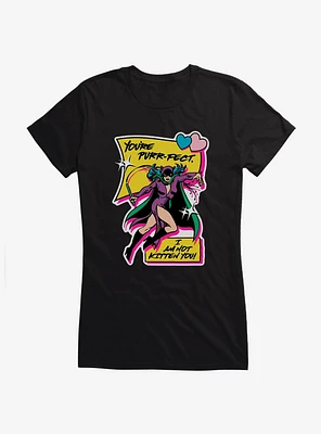 DC Catwoman You're Purrfect Girls T-Shirt