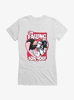 DC Falling For You Batman & Harley Quinn Girls T-Shirt