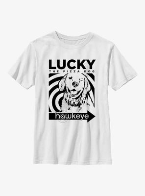 Marvel Hawkeye Lucky Close Up Youth T-Shirt