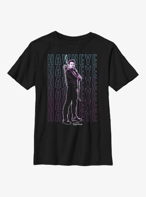 Marvel Hawkeye Stacked Youth T-Shirt
