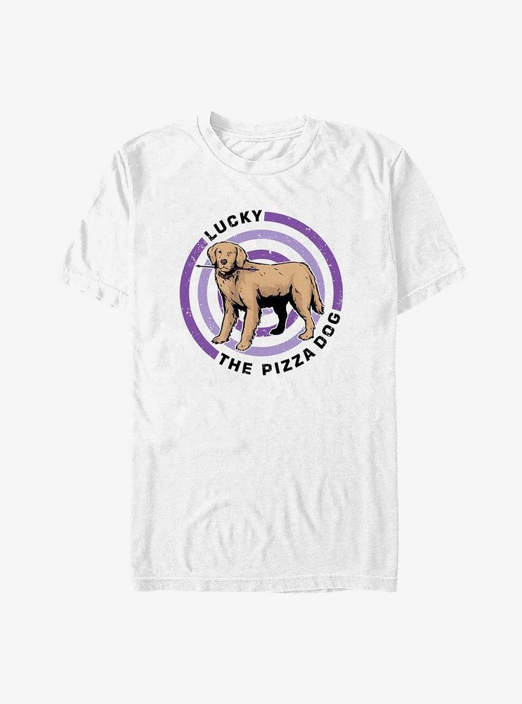 Marvel Hawkeye Pizza Dog Bullseye T-Shirt