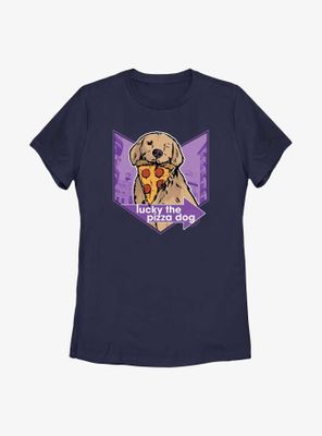 Marvel Hawkeye Pizza Dog Chevron Women's T-Shirt