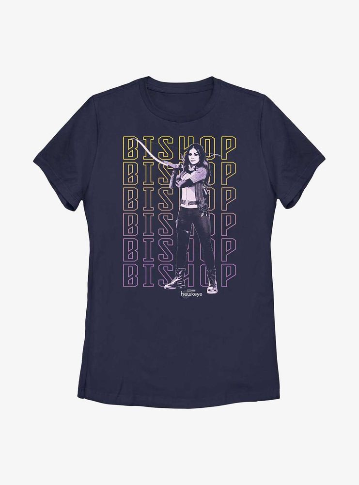 Marvel Hawkeye Stacked Bishop Women's T-Shirt