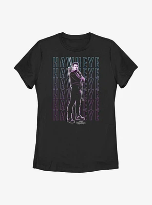 Marvel Hawkeye Stacked Women's T-Shirt