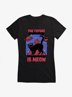 Cats Future Meow Girls T-Shirt