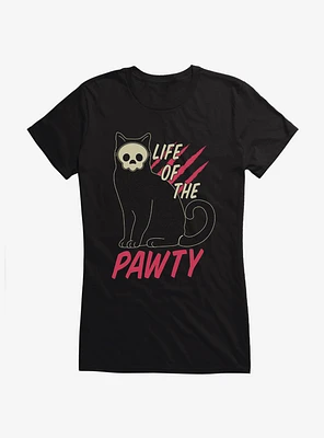 Cats Pawty Life Girls T-Shirt