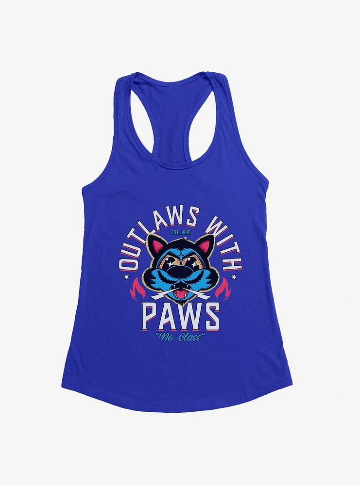 Cats Outlaw Paws Girls Tank