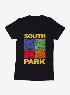 South Park Title Card Womens T-Shirt