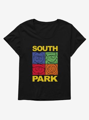 South Park Title Card Womens T-Shirt Plus
