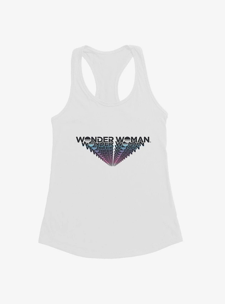 DC Comics Wonder Woman 1984 Layered Logo Dark Girl's Tank