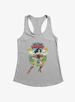 DC Comics Wonder Woman Be The Hero Stars Girl's Tank