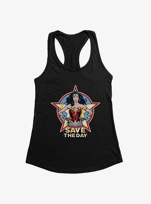 DC Comics Wonder Woman Save The Day Girl's Tank