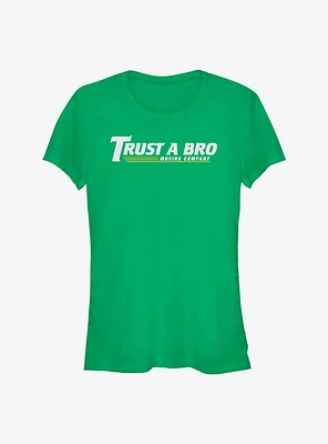 Marvel Hawkeye Trust A Bro Moving Co Girl's T-Shirt
