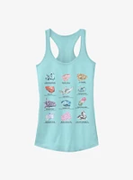 Crystal Chart Girls Tank