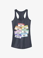 Rainbow Pronouns Girls Tank