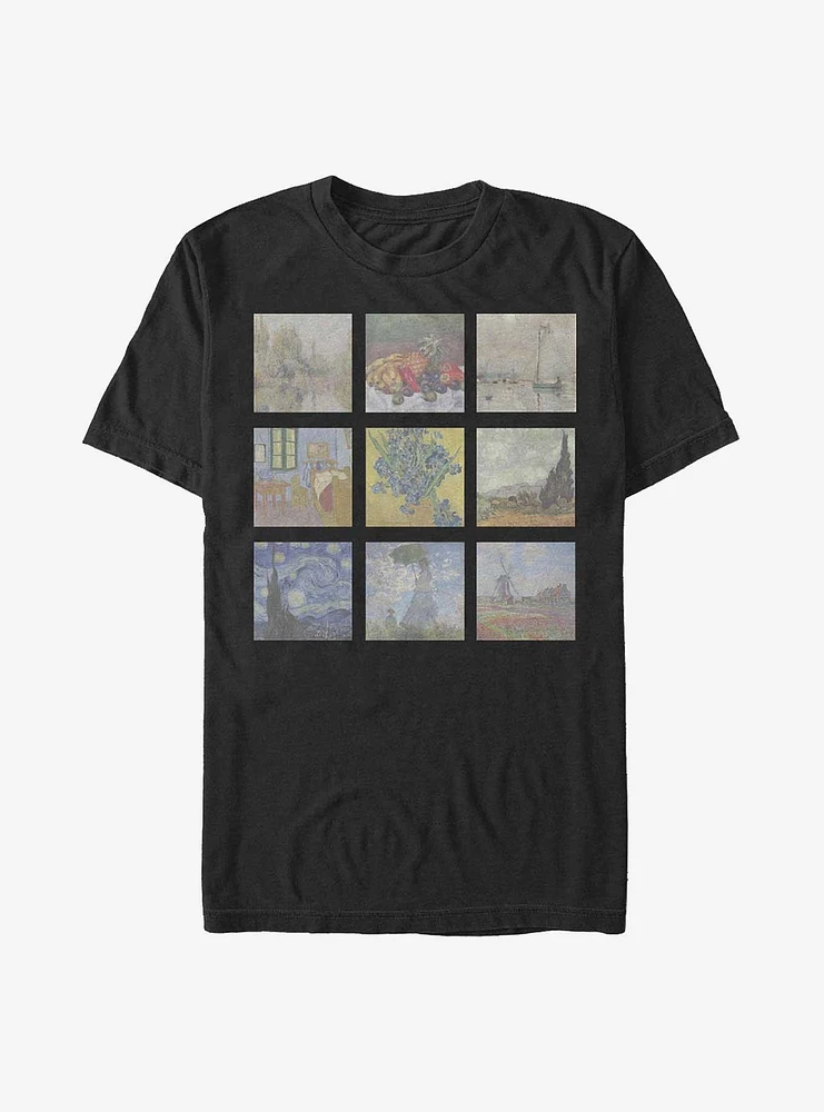 Impressionist Grid T-Shirt