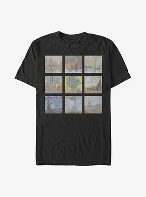 Impressionist Grid T-Shirt