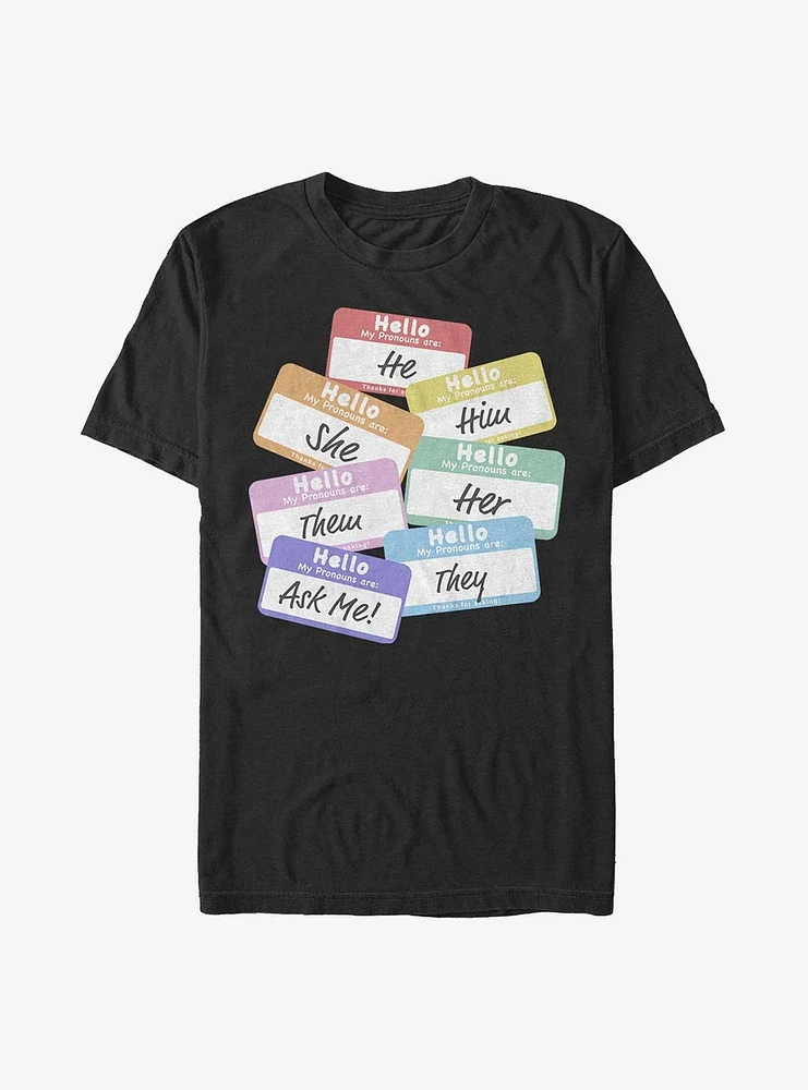 Rainbow Pronouns T-Shirt