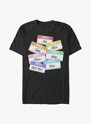 Rainbow Pronouns T-Shirt