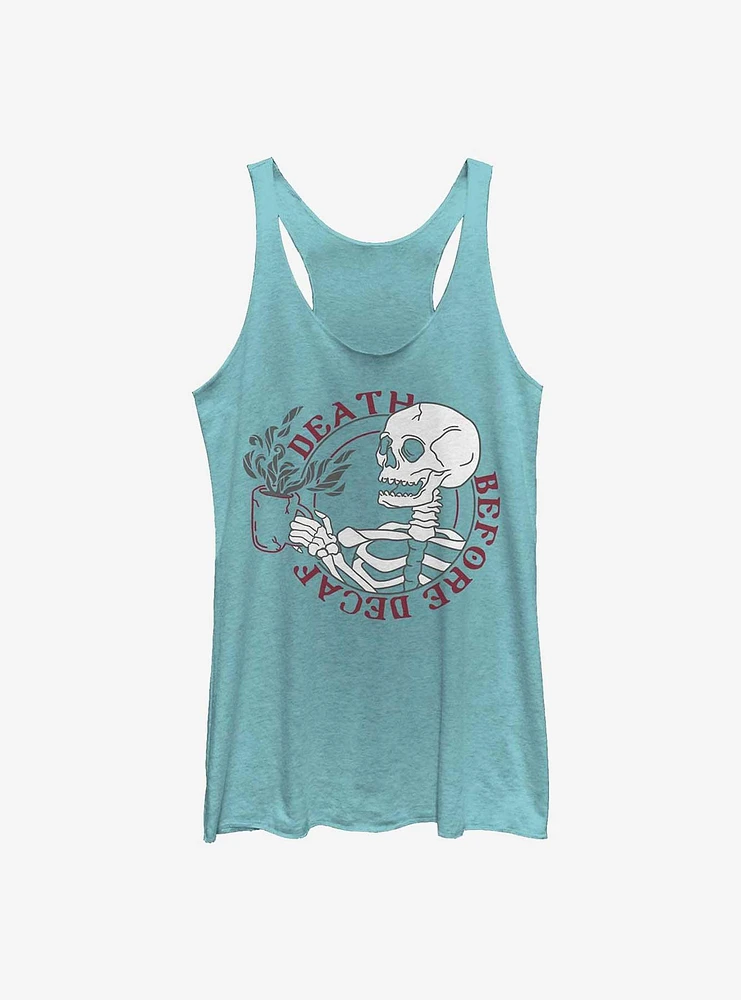 Death Before Decaf Girls Tank