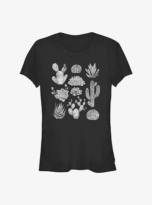 Cactus Grid Girls T-Shirt