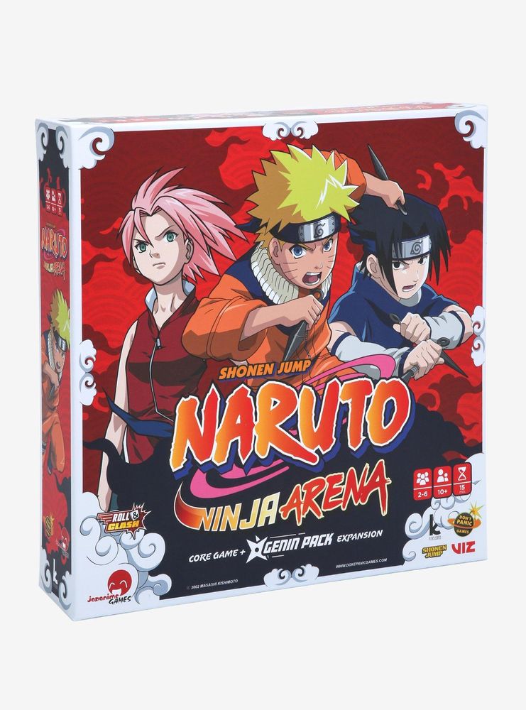 Naruto Ninja Arena Core Board Game & Genin Pack Expansion - BoxLunch Exclusive