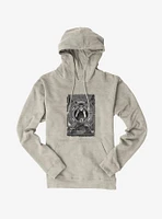 Frankenstein Black & White Poster Hoodie