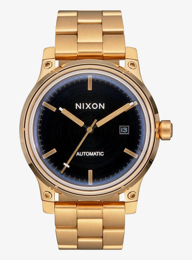 Nixon 5Th Element Gold Black Watch
