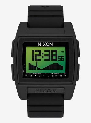 Nixon Base Tide Pro Black Green Positive Watch