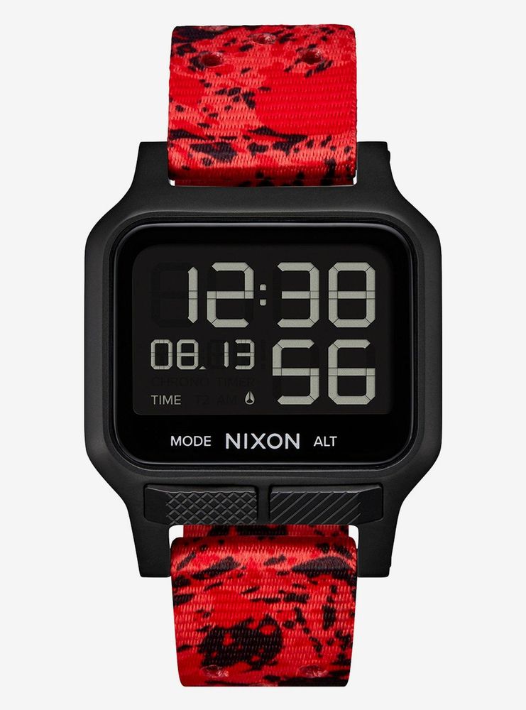 Nixon Heat Black Red Watch