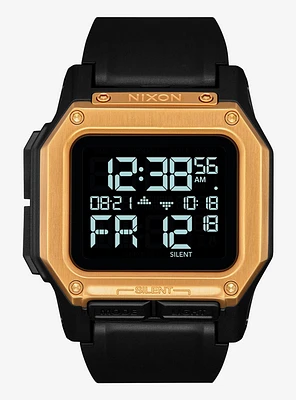 Nixon Regulus Black Gold Watch