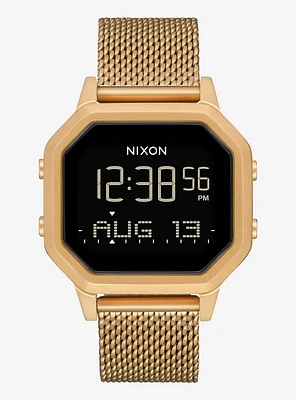 Nixon Siren Milanese All Gold Watch