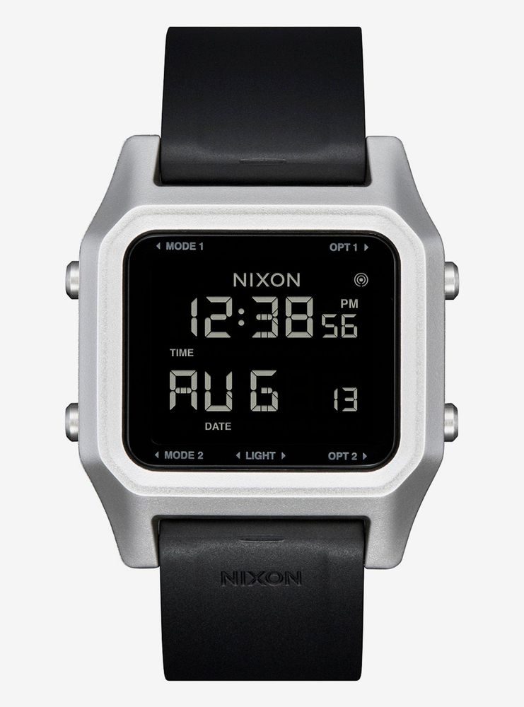 Nixon Staple Silver Black Watch