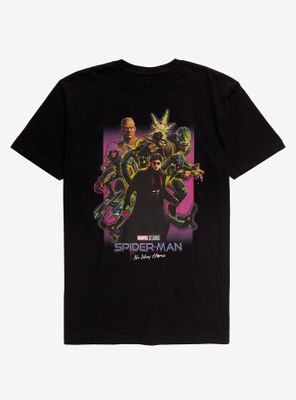 Marvel Spider-Man: No Way Home Villains Collage T-Shirt