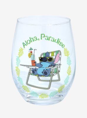 Disney Lilo & Stitch Aloha Paradise Wine Glass