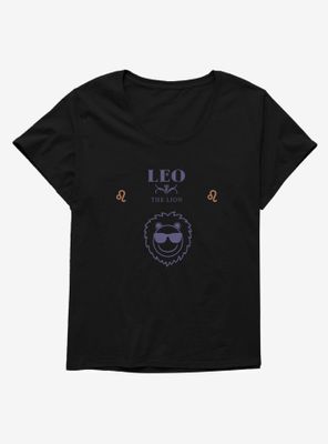 Emoji The Lion Womens T-Shirt Plus
