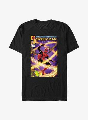 Marvel Spider-Man Battle Comic Cover T-Shirt