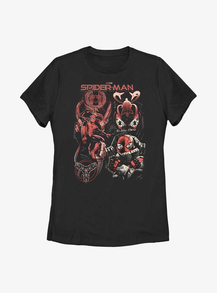 Marvel Spider-Man Double Booking Womens T-Shirt