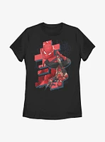 Marvel Spider-Man Hanging Time Womens T-Shirt